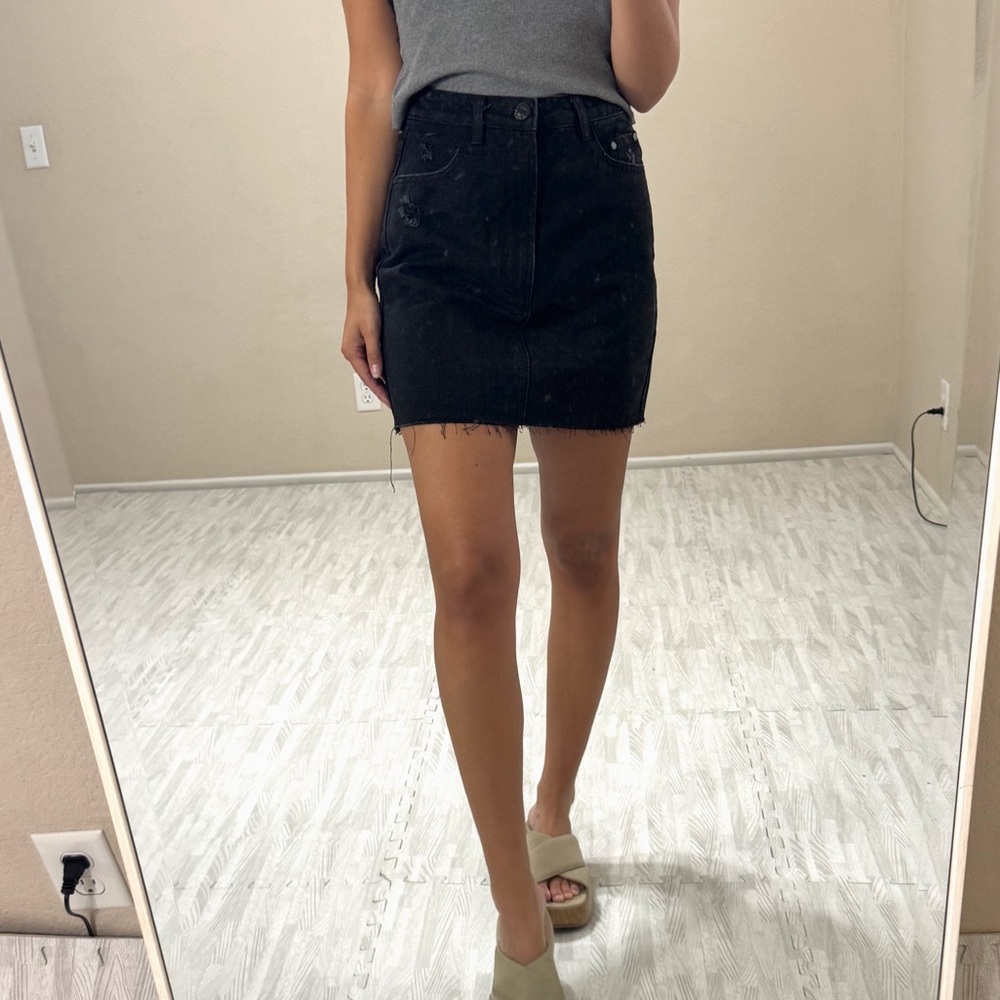 Polly Denim Mini Skirt